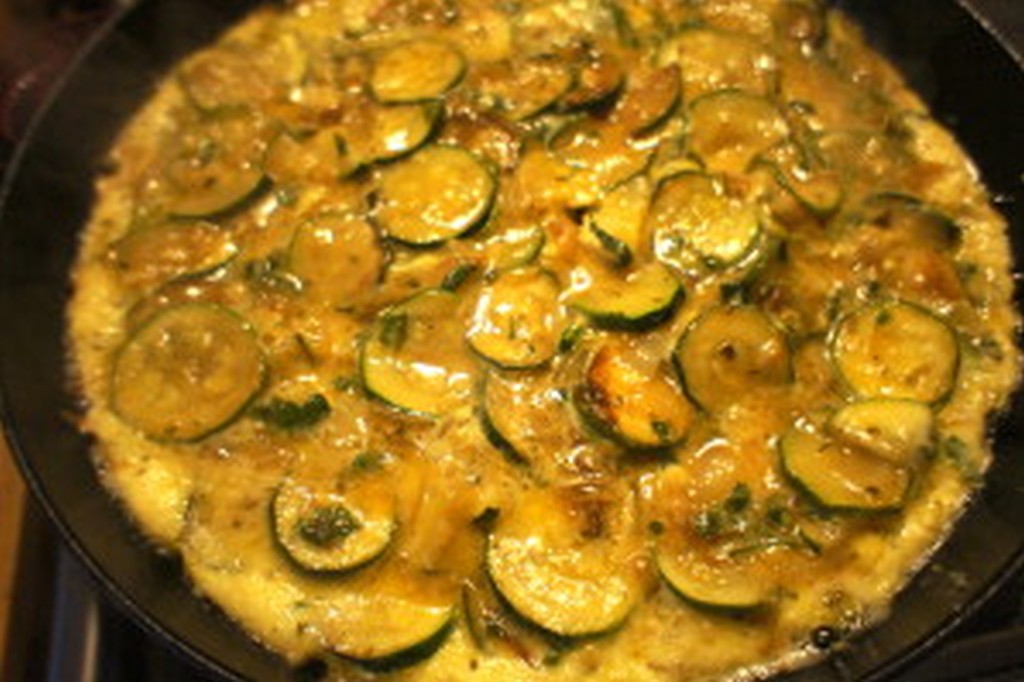 Fritatta de courgettes