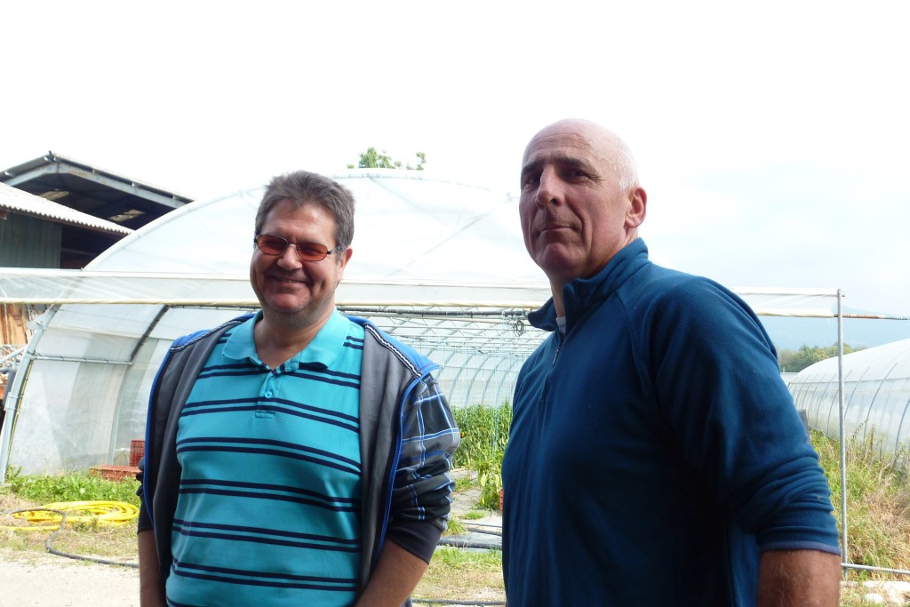 Super JP et Joël, Président de l'AMAP de Versonnex