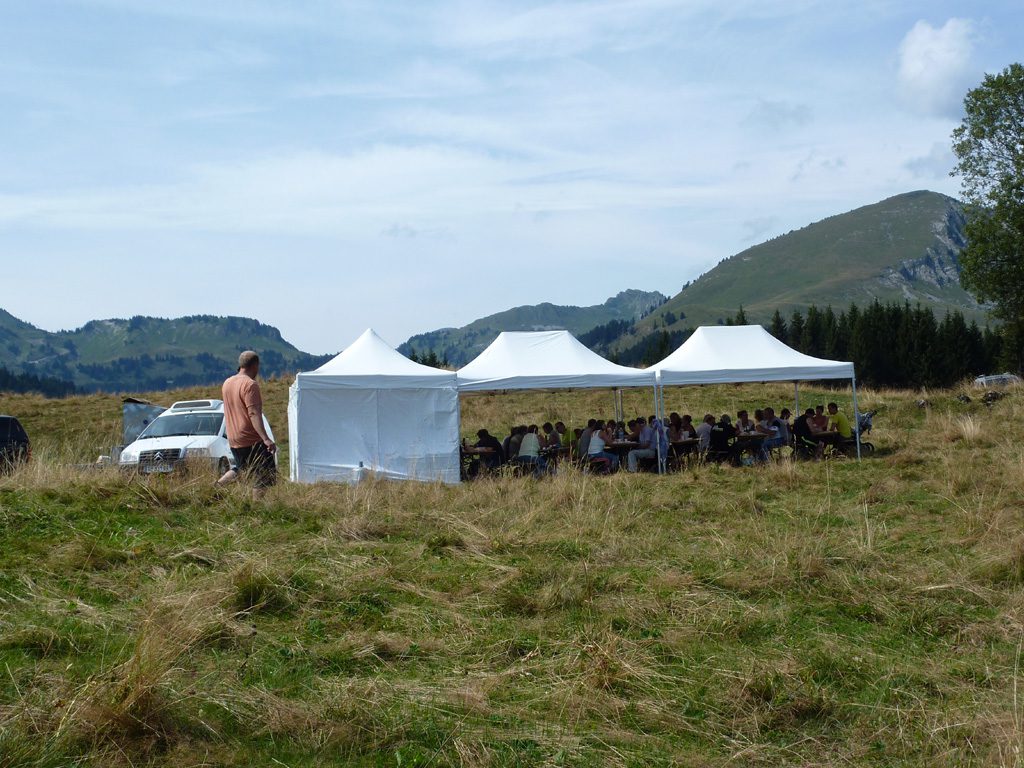 Vue d'ensemble de la fête