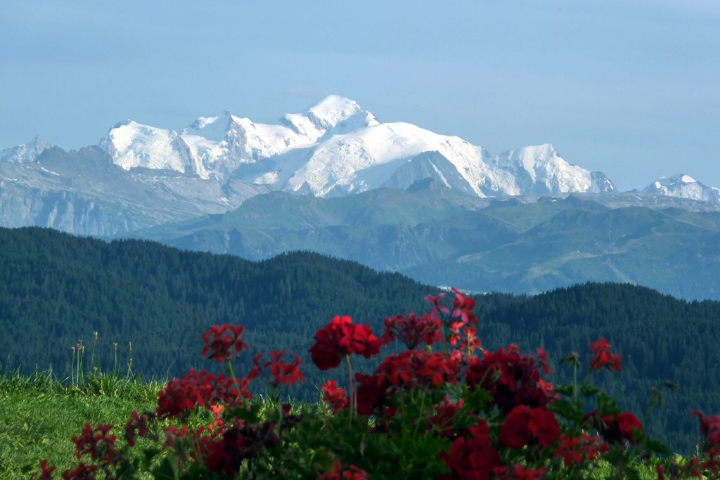 Le Mont-Blanc vue depuis 