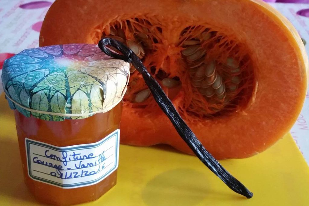 Confiture de courge et vanille